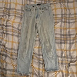 High waisted mom jeans